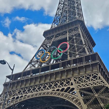 Studio Champs Elysees Tour Eiffel Paris Exteriör bild